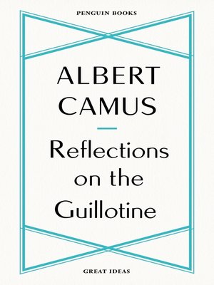 cover image of Reflections on the Guillotine